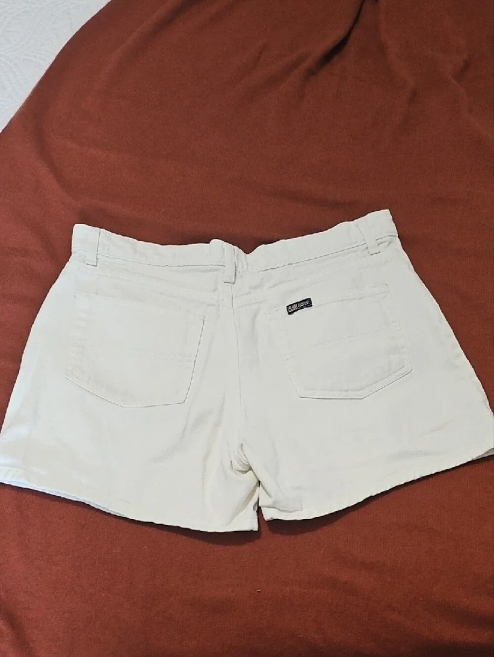 Ralph Lauren Polo Jeans White Denim Shorts Sz 10 - Casual Mid-Rise Summer Staple